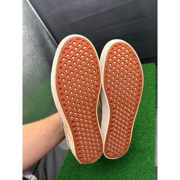 Vans Old Skool Skate Shoes Mens Size 11 Yellow Purple Tie Dye Corduroy 721356 - Picture 7 of 10